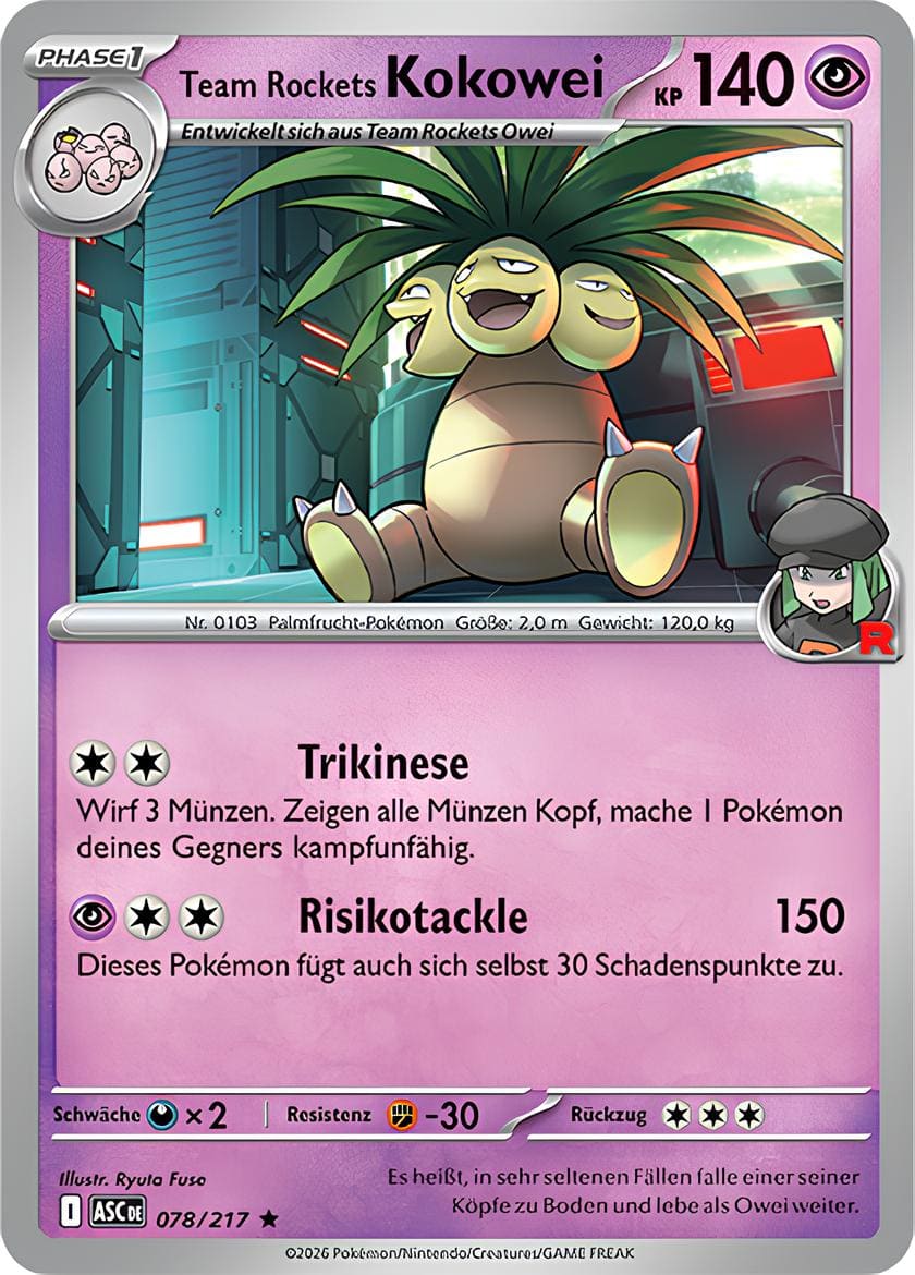 ASC078 - Team Rockets Kokowei - Erhabene Helden - ME 2.5 - (ASC078/217)