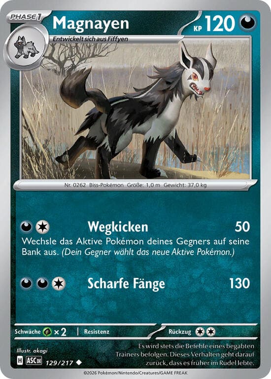 ASC129 - Magnayen - Erhabene Helden - ME 2.5 - (ASC129/217)