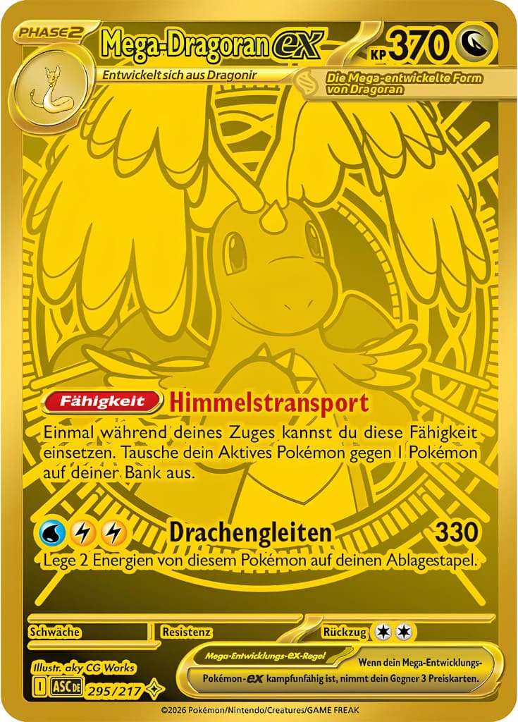 ASC295 - Mega Dragoran ex - Erhabene Helden - ME 2.5 - (ASC295/217)
