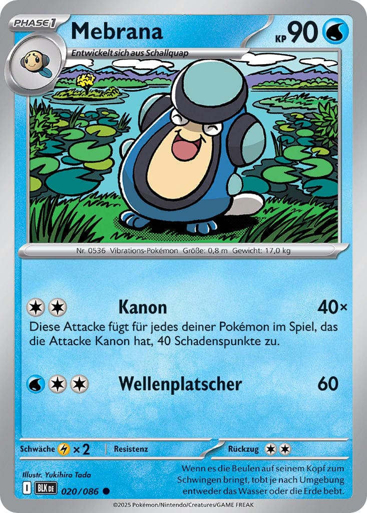 BLK020 - Mebrana - Schwarze Blitze - KP 10.5 - (BLK020/86)