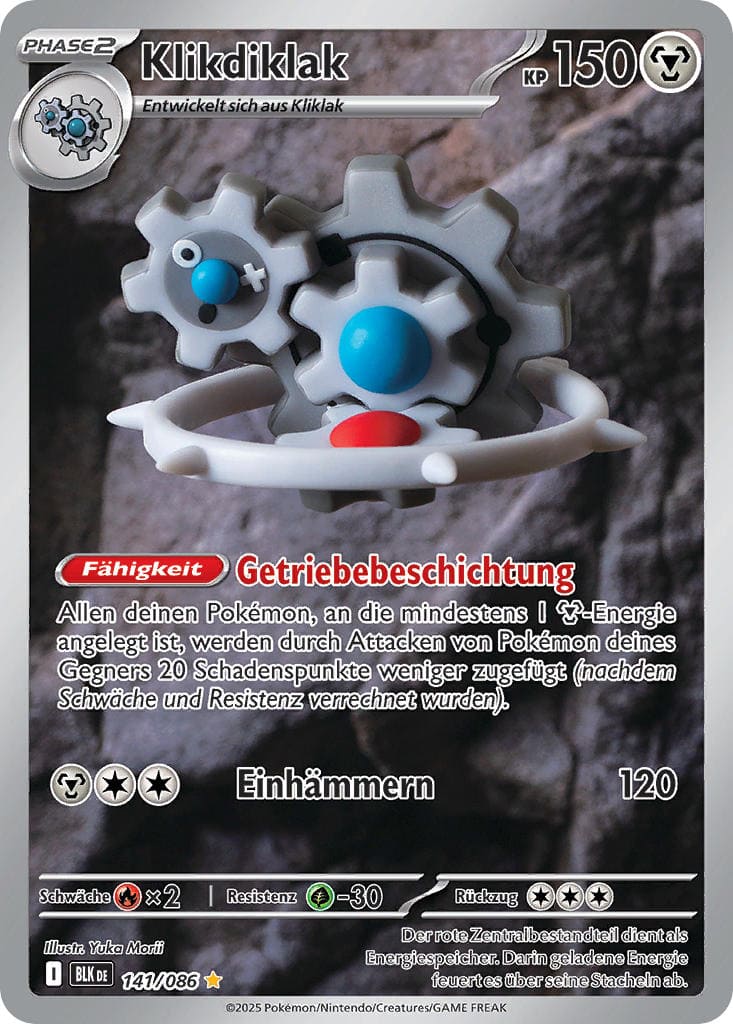 BLK141 - Klikdiklak - Schwarze Blitze - KP 10.5 - (BLK141/86)