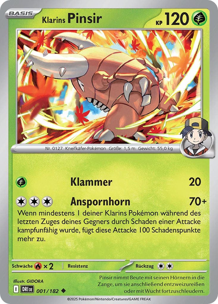 DRI001 - Klarins Pinsir - Ewige Rivalen - KP 10 - (DRI001/182)