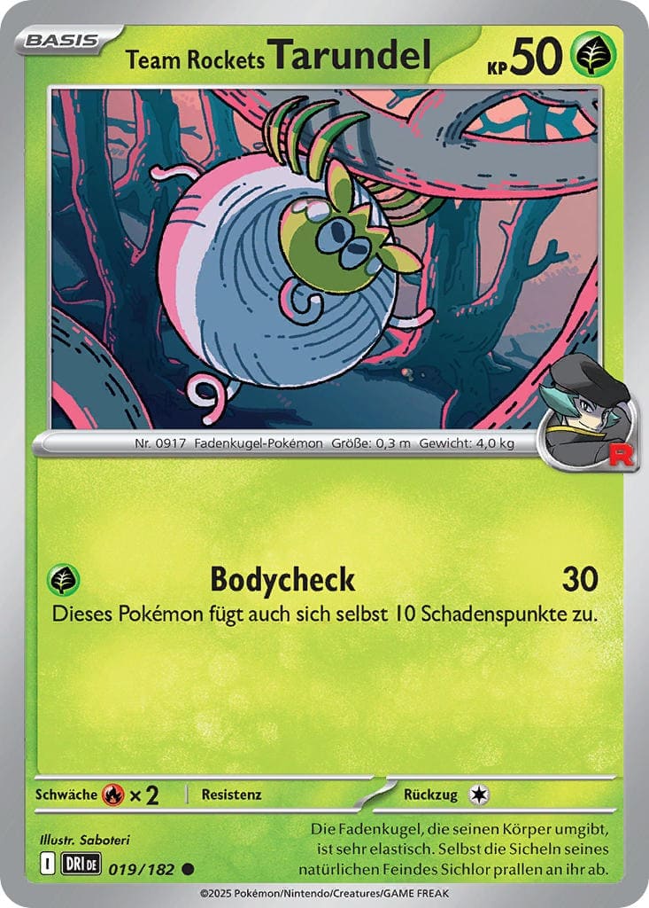 DRI019 - Team Rockets Tarundel - Ewige Rivalen - KP 10 - (DRI019/182)