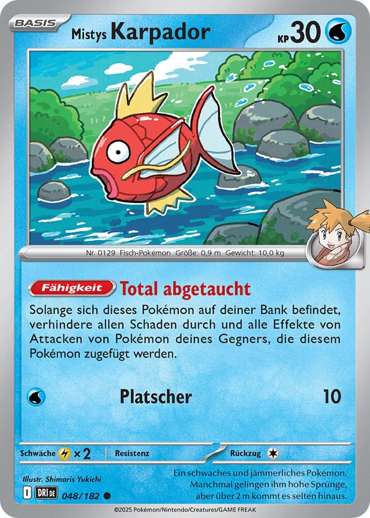 DRI048 - Mistys Karpador - Ewige Rivalen - KP 10 - (DRI048/182)