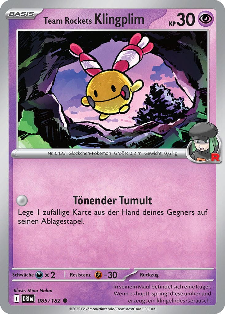 DRI085 - Team Rockets Klingplim - Ewige Rivalen - KP 10 - (DRI085/182)