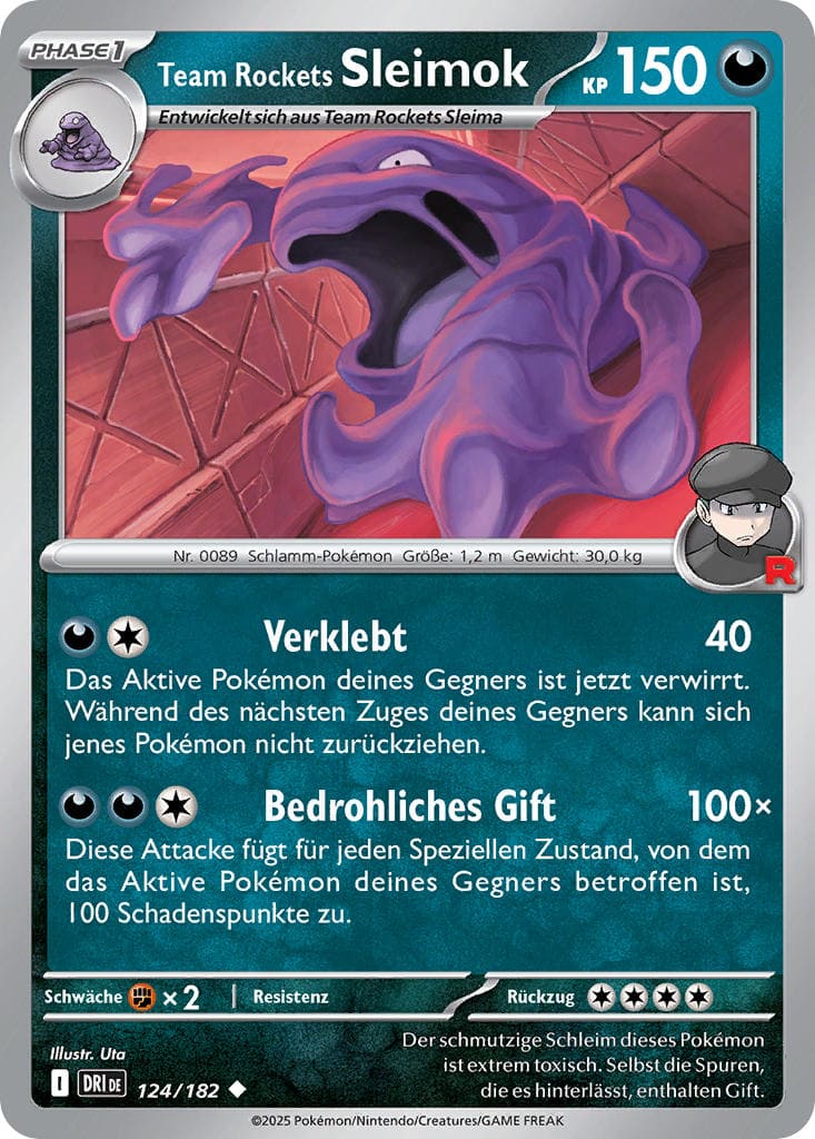 DRI124 - Team Rockets Sleimok - Ewige Rivalen - KP 10 - (DRI124/182)