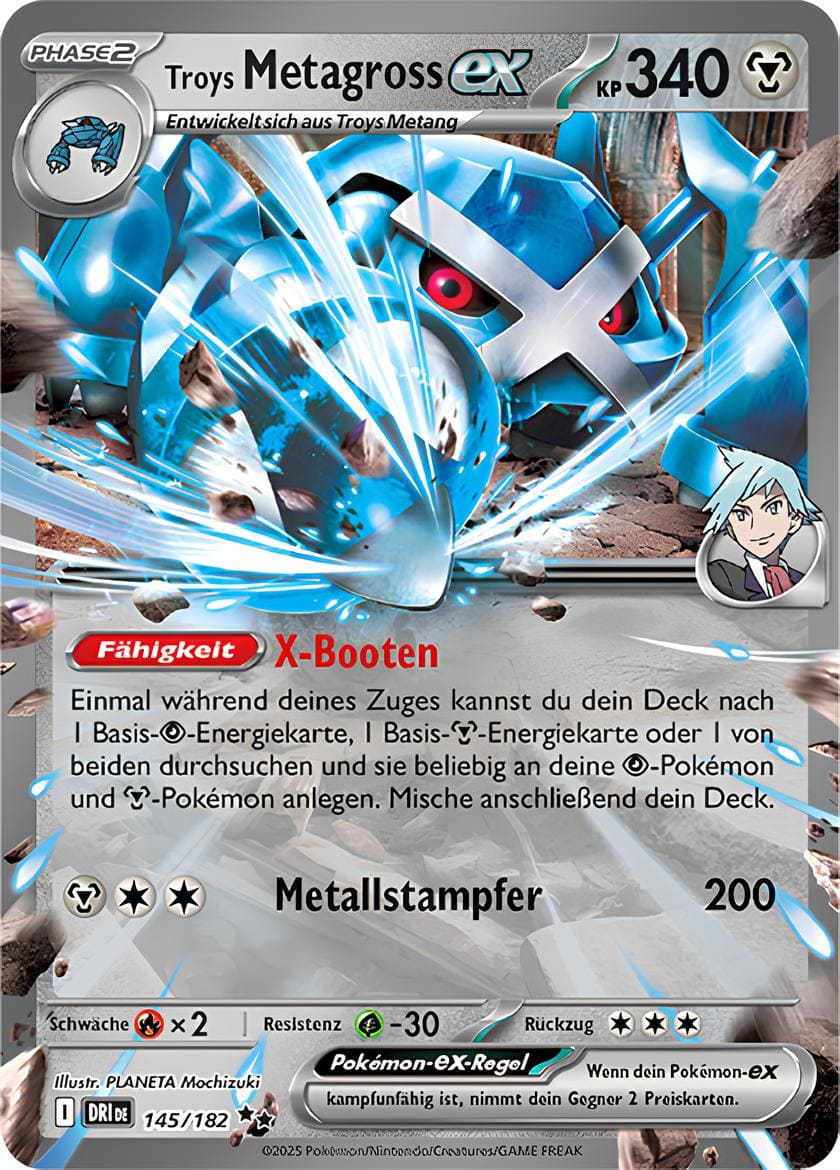 DRI145 - Troys Metagross ex - Ewige Rivalen - KP 10 - (DRI145/182)