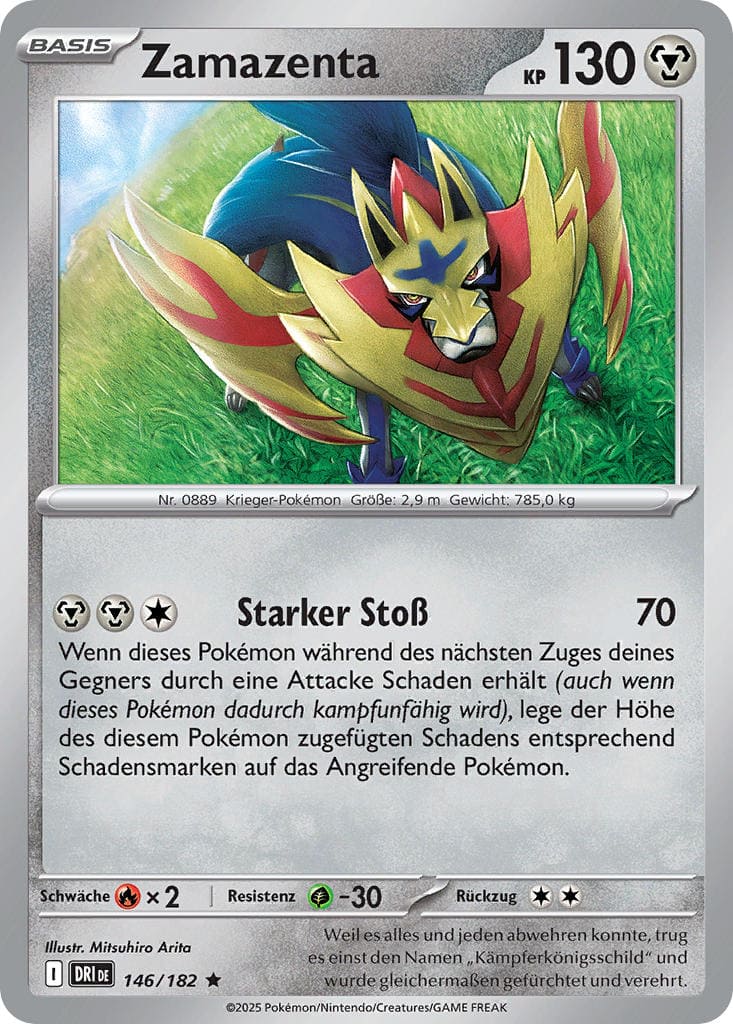 DRI146 - Zamazenta - Ewige Rivalen - KP 10 - (DRI146/182)