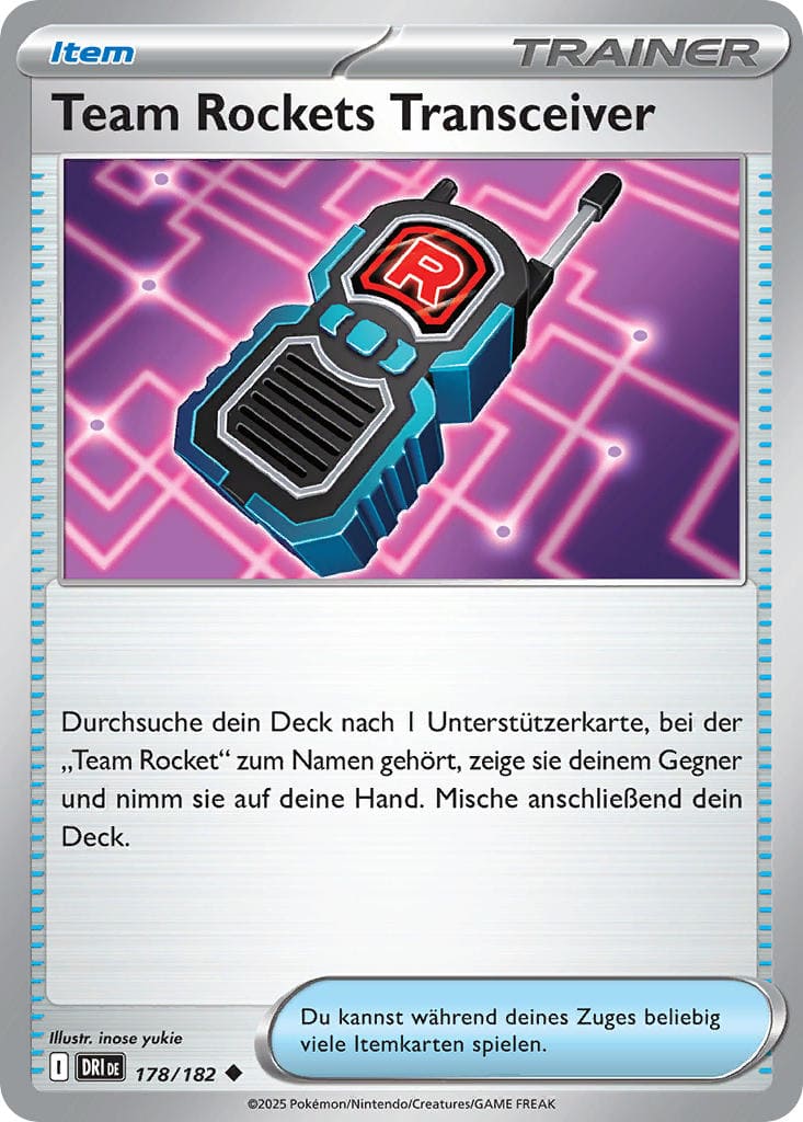 DRI178 - Team Rockets Transceiver - Ewige Rivalen - KP 10 - (DRI178/182)