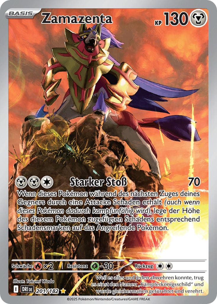 DRI201 - Zamazenta - Ewige Rivalen - KP 10 - (DRI201/182)