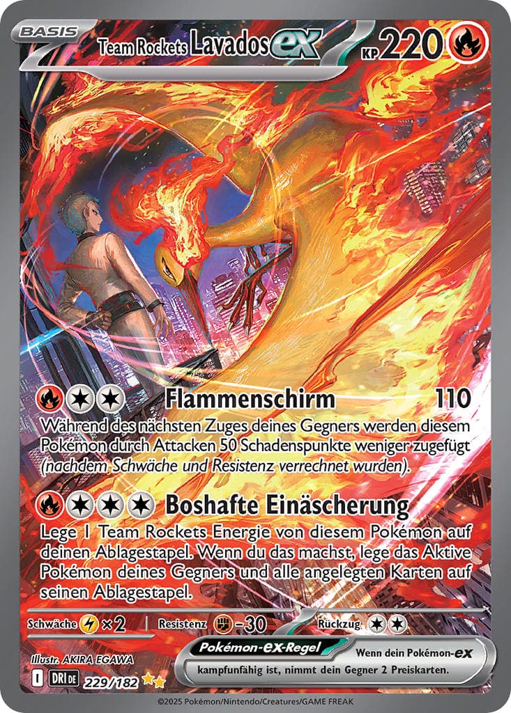 DRI229 - Team Rockets Lavados EX - Ewige Rivalen - KP 10 - (DRI229/182)