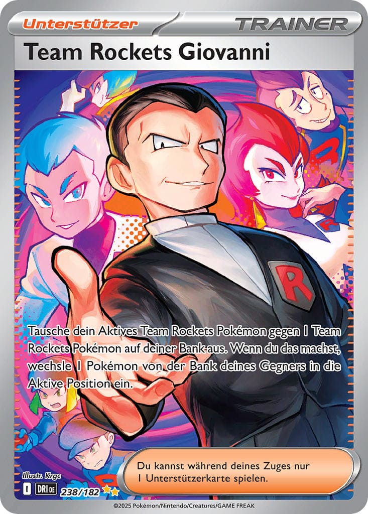 DRI238 - Team Rockets Giovanni - Ewige Rivalen - KP 10 - (DRI238/182)