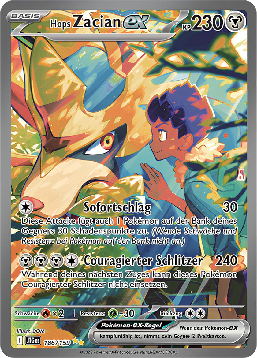 JTG186 - Hops Zacian EX - Reisegefährten - KP 09 - (JTG186/159)
