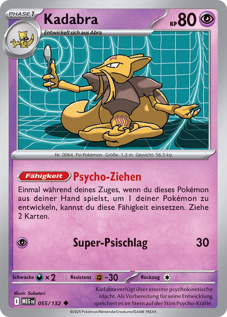 MEG055 - Kadabra - Mega Entwicklung - ME 01 - (MEG055/132)