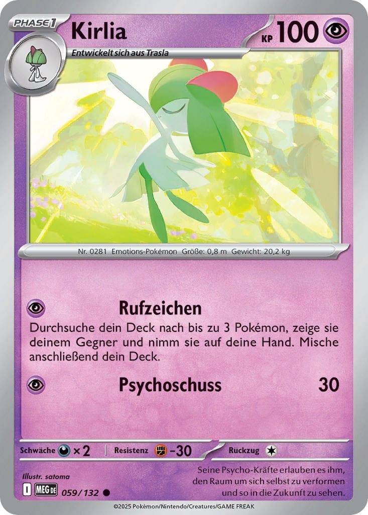 MEG059 - Kirlia - Mega Entwicklung - ME 01 - (MEG059/132)