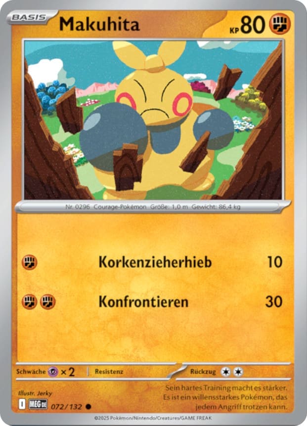 MEG072 - Makuhita - Mega Entwicklung - ME 01 - (MEG072/132)