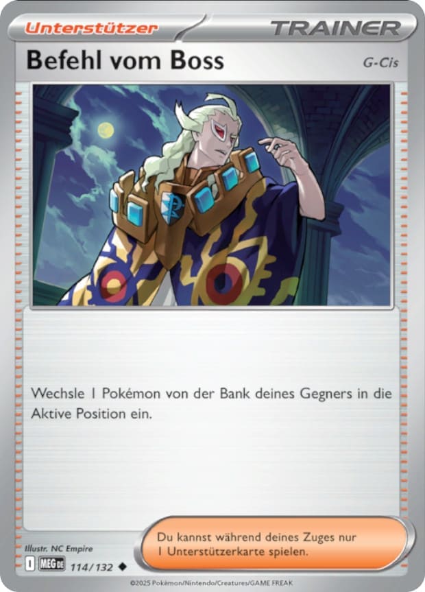 MEG114 - Befehl vom Boss - G-Cis - Mega Entwicklung - ME 01 - (MEG114/132)