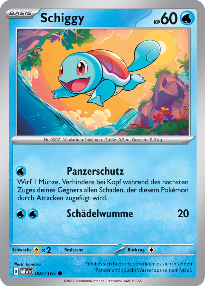 MEW007 - Schiggy - 151 - KP 3.5 - (MEW007/165)