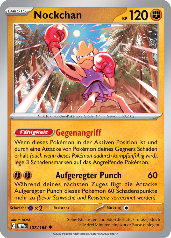 MEW107 - Nockchan - 151 - KP 3.5 - (MEW107/165)