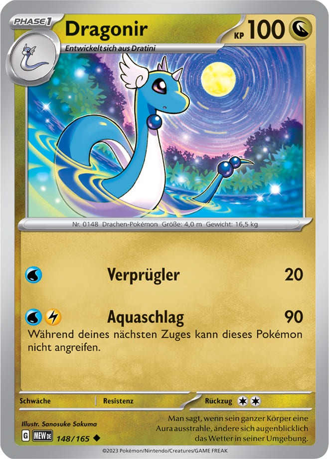 MEW148 - Dragonir - 151 - KP 3.5 - (MEW148/165)