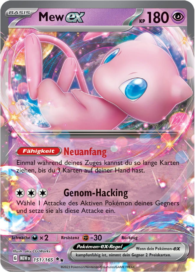 MEW151 - Mew EX - 151 - KP 3.5 - (MEW151/165)