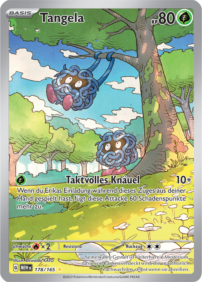 MEW178 - Tangela - 151 - KP 3.5 - (MEW178/165)