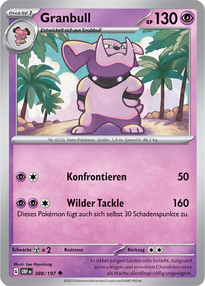 OBF088 - Granbull - Obsidianflammen - KP 03 - (OBF088/197)