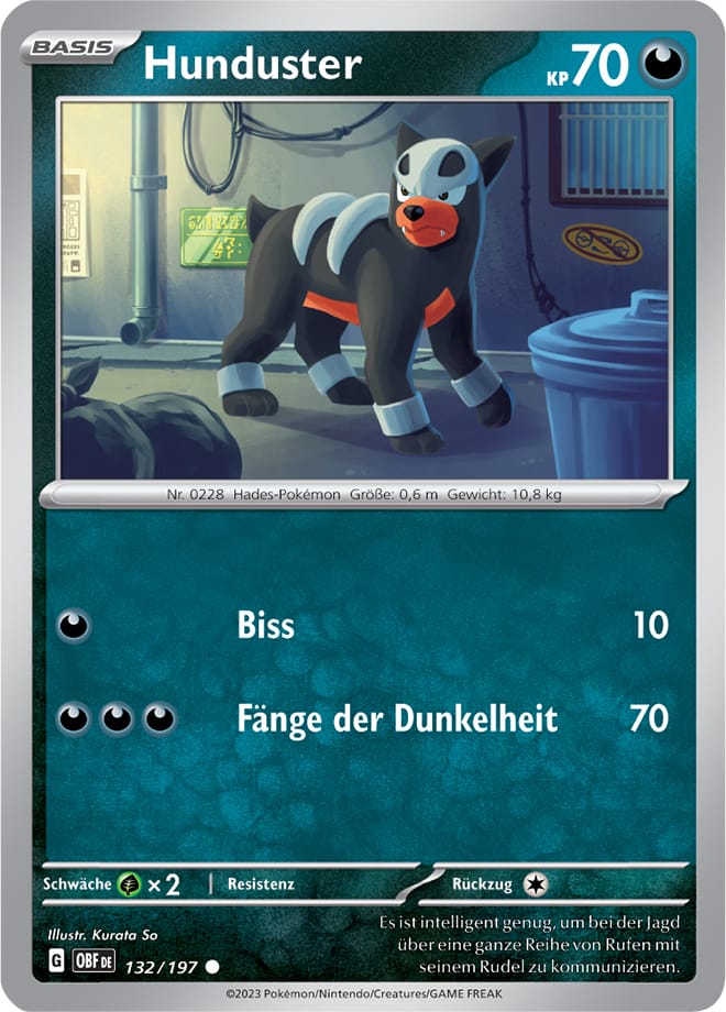 OBF132 - Houndour - Obsidianflammen - KP 03 - (OBF132/197)