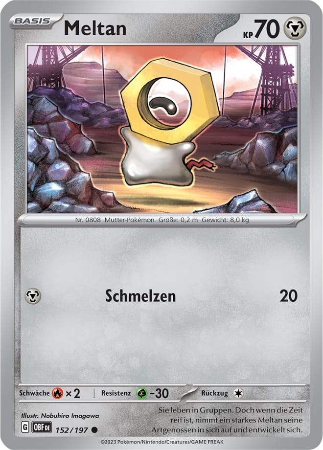 OBF152 - Meltan - Obsidianflammen - KP 03 - (OBF152/197)
