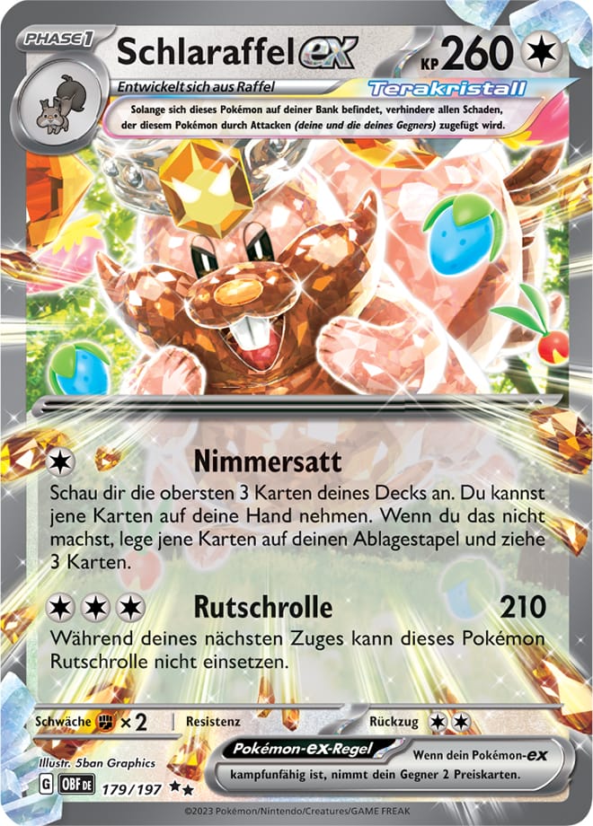 OBF179 - Schlaraffel EX - Obsidianflammen - KP 03 - (OBF179/197)