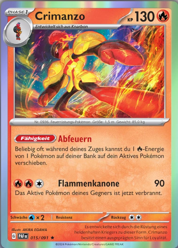 PAF015 - Crimanzo - Paldeas Schicksale - KP 4.5 - (PAF015/91)