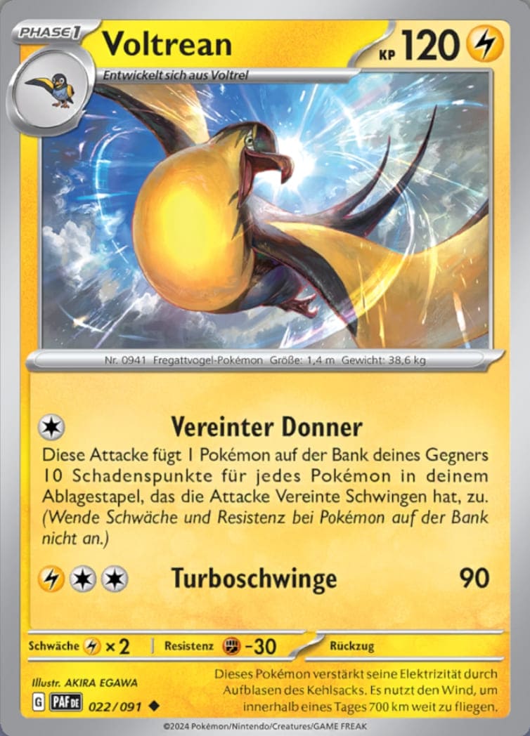 PAF022 - Voltrean - Paldeas Schicksale - KP 4.5 - (PAF022/91)