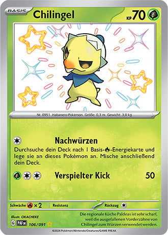 PAF106 - Chilingel - Paldeas Schicksale - KP 4.5 - (PAF106/91)