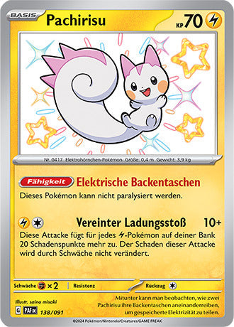 PAF138 - Pachirisu - Paldeas Schicksale - KP 4.5 - (PAF138/91)