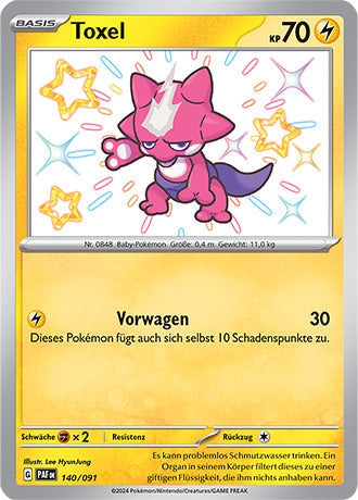 PAF140 - Toxel - Paldeas Schicksale - KP 4.5 - (PAF140/91)