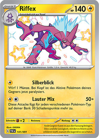 PAF141 - Riffex - Paldeas Schicksale - KP 4.5 - (PAF141/91)