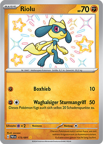 PAF173 - Riolu - Paldeas Schicksale - KP 4.5 - (PAF173/91)