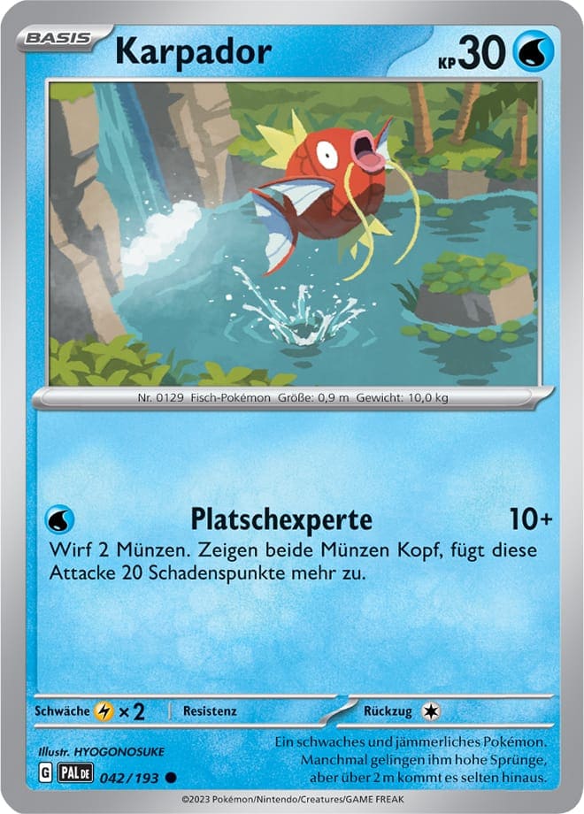 PAL042 - Karpador - Entwicklungen in Paldea - KP 02 - (PAL042/193)