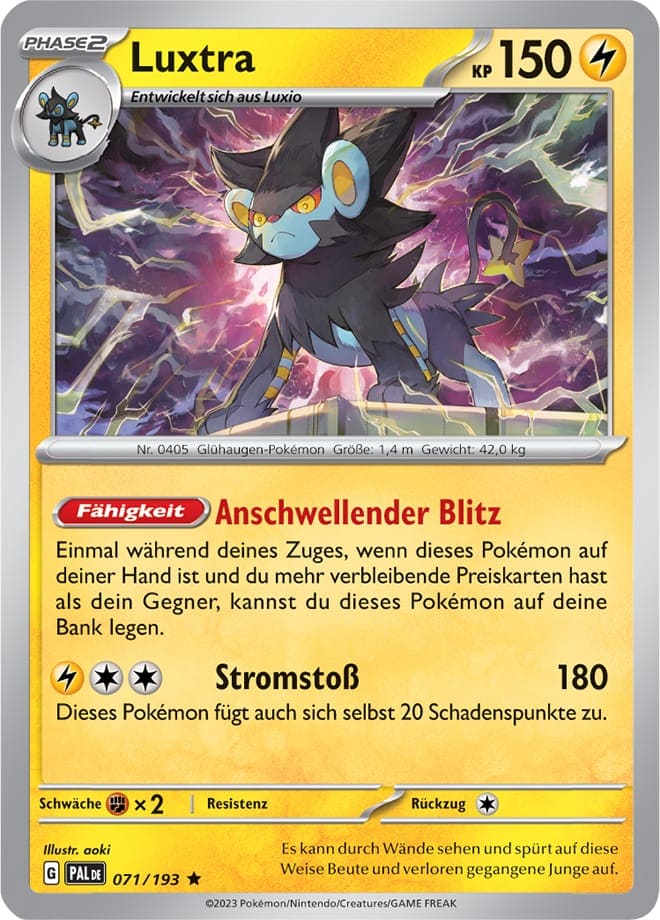 PAL071 - Luxtra - Entwicklungen in Paldea - KP 02 - (PAL071/193)