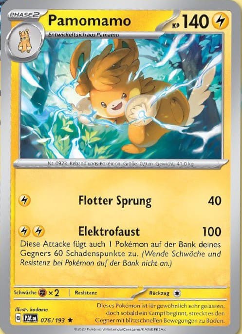 PAL076 - Pamomamo - Entwicklungen in Paldea - KP 02 - (PAL076/193)