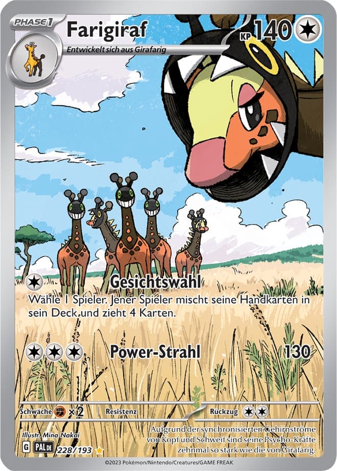 PAL228 - Farigiraf - Entwicklungen in Paldea - KP 02 - (PAL228/193)