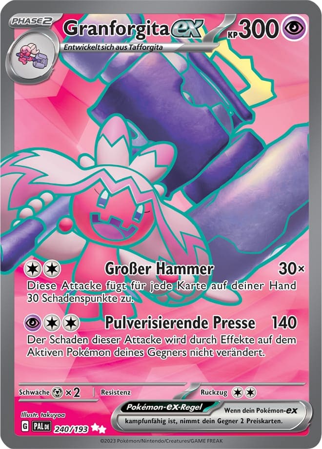 PAL240 - Granforgita EX - Entwicklungen in Paldea - KP 02 - (PAL240/193)