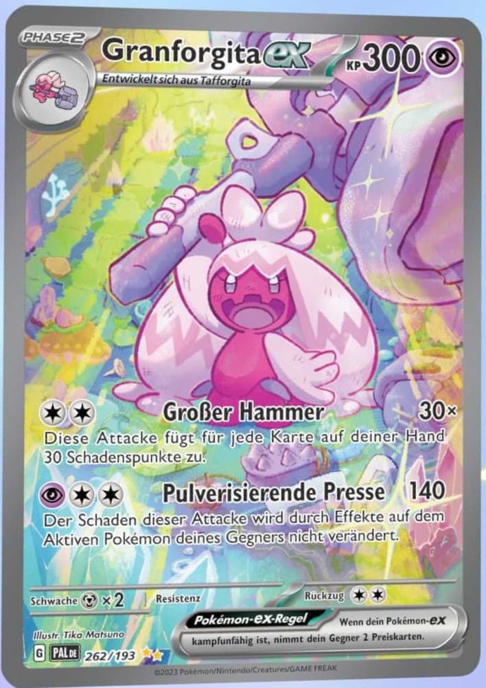 PAL262 - Granforgita EX - Entwicklungen in Paldea - KP 02 - (PAL262/193)