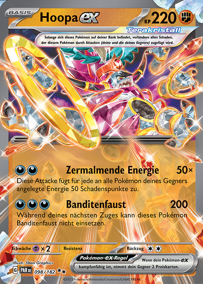 PAR098 - Hoopa ex - Paradoxrift - KP 04 - (PAR098/182)