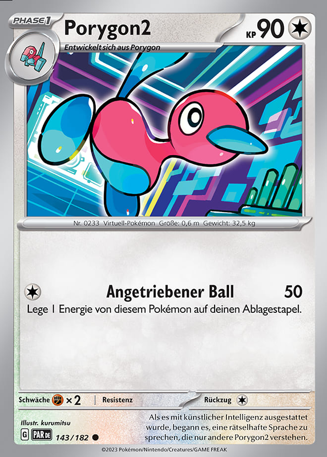 PAR143 - Porygon2 - Paradoxrift - KP 04 - (PAR143/182)