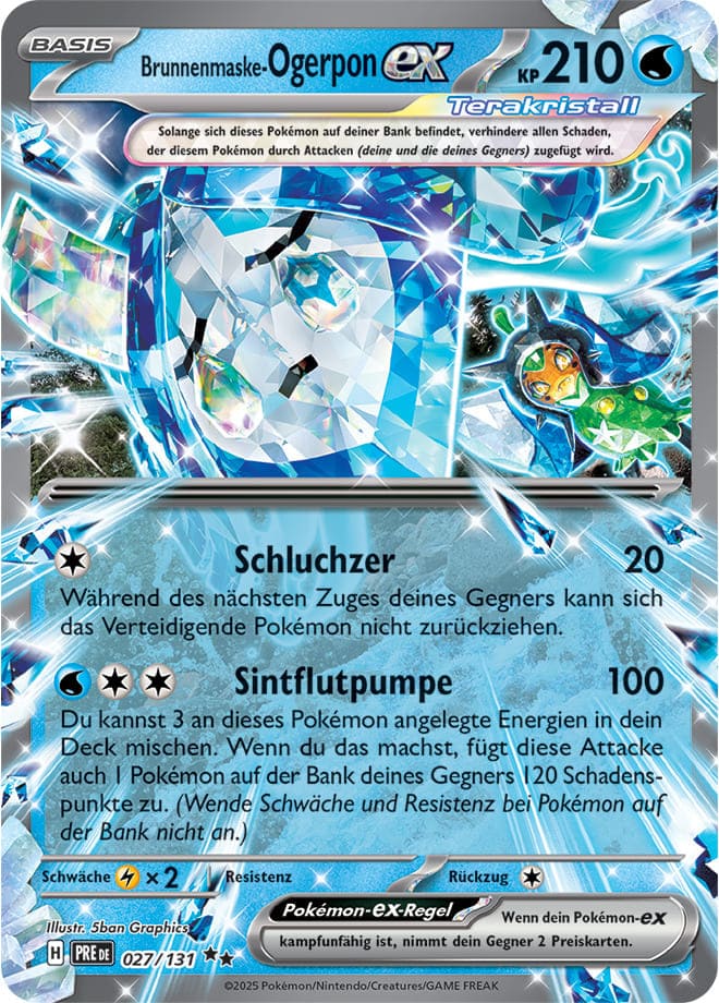 PRE027 - Brunnenmaske Ogerpon ex - Prismatische Entwicklungen - KP 8.5 - (PRE027/131)