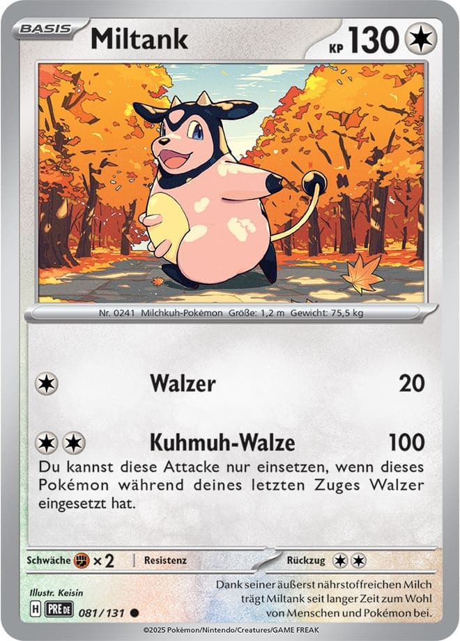 PRE081 - Miltank - Prismatische Entwicklungen - KP 8.5 - (PRE081/131)