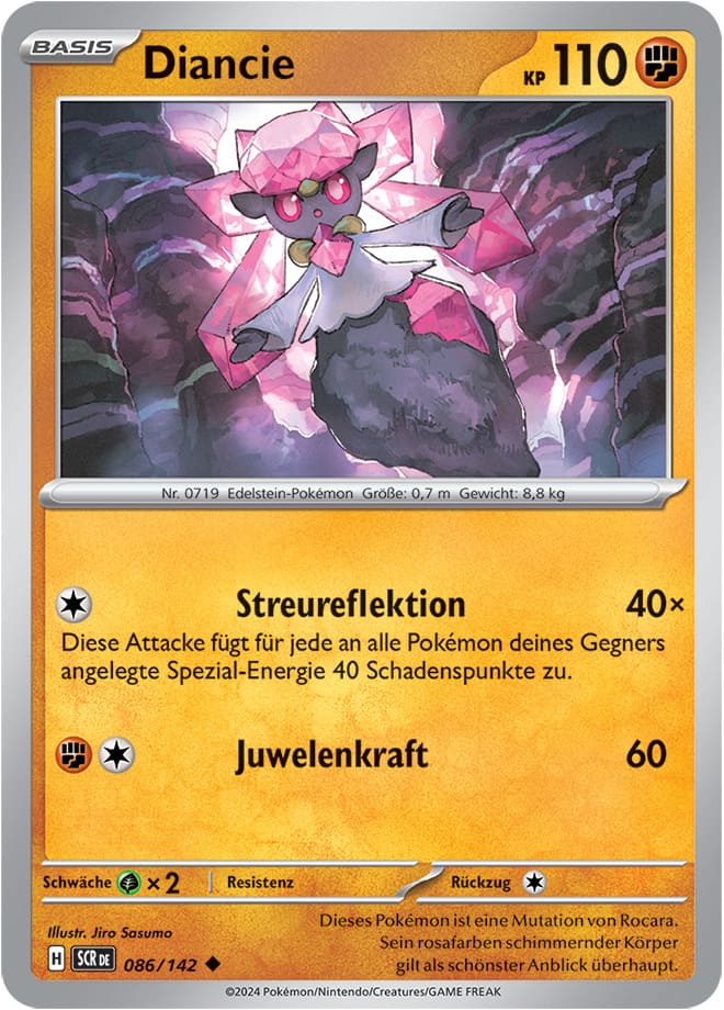 SCR086 - Diancie - Stellarkrone - KP 07 - (SCR086/142)