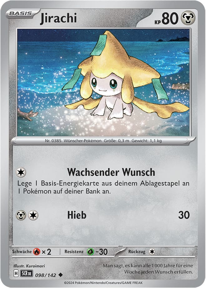 SCR098 - Jirachi - Stellarkrone - KP 07 - (SCR098/142)