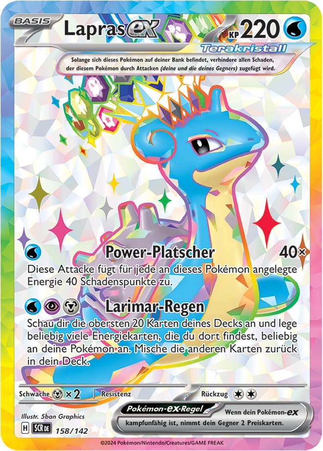 SCR158 - Lapras - Stellarkrone - KP 07 - (SCR158/142)